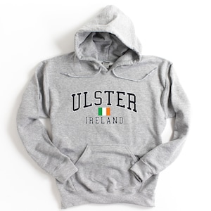Ulster Ireland Hooded Sweatshirt Ulster Hoodie