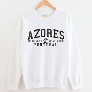 Azores Portugal Crewneck Sweatshirt Azores Crewneck
