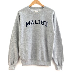 Malibu California Sweatshirt  Unisex Malibu Crewneck