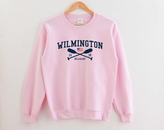 Wilmington Delaware Sweatshirt Unisex Wilmington Crewneck
