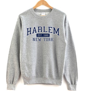 Harlem New York Crewneck Sweatshirt Harlem Crewnecks