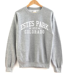Estes Park Colorado Crewneck Sweatshirt Estes Park Crewneck