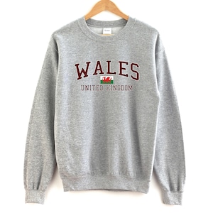 Wales United Kingdom Sweatshirt Unisex  Wales Crewneck