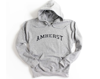 Amherst Massachusetts Hooded Sweatshirt  Amherst Hoodie