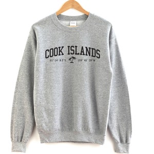 Cook Islands Crewneck Sweatshirt Puerto Cook Islands Crewneck