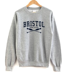 Bristol Rhode Island Crewneck Sweatshirt Bristol Crewneck