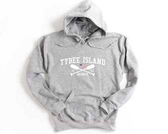 Tybee Island Georgia Hooded Sweatshirt Unisex Tybee Island Hoodie