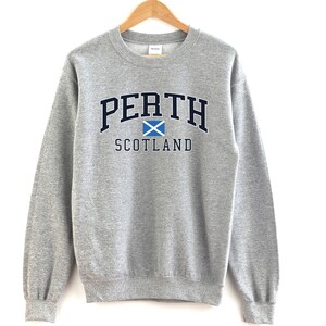 Perth Scotland Crewneck Sweatshirt Perth Crewneck