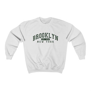 Brooklyn New York Sweatshirt Unisex  Brooklyn Crewneck