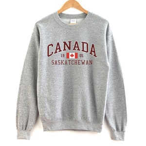 Canada Saskatchewan Sweatshirt Unisex Saskatchewan Crewneck