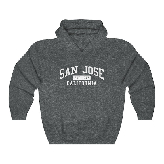 San Jose California Collegiate Style Sweatshirt Unisex San Jose