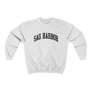 Sag Harbor New York Sweatshirt Unisex Collegiate Sag Harbor Crewneck
