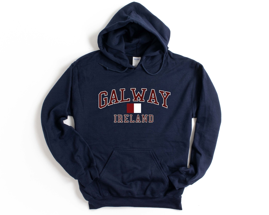 Galway Ireland Hooded Sweatshirt Unisex Galway Hoodie Etsy UK