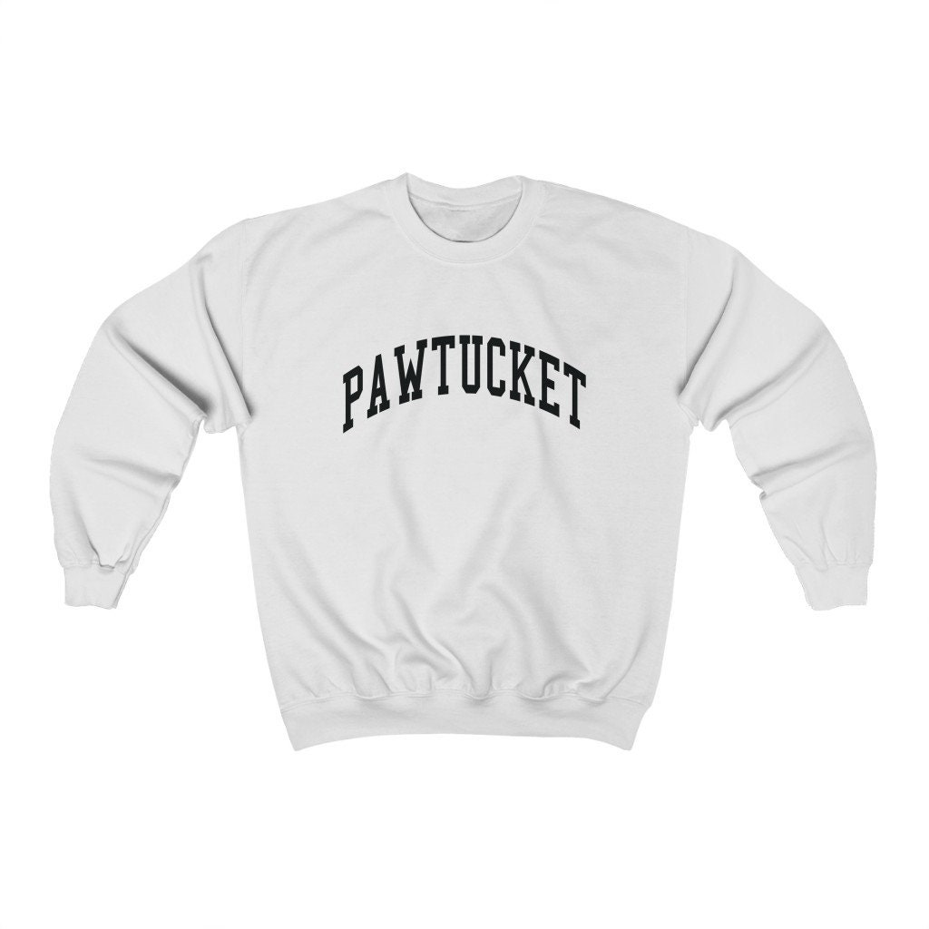 Pawtucket Rhode Island Collegiate Style Crewneck Sudadera Etsy España