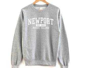 Newport Rhode Island Crewneck Sweatshirt Newport Crewneck
