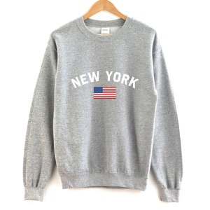 New York Sweatshirt / Retro Unisex New York Crewneck / - Etsy
