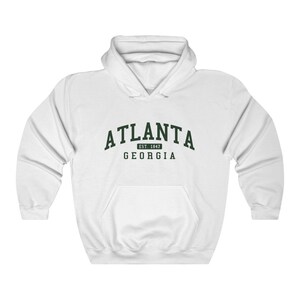 Atlanta Georgia Sweatshirt Unisex Atlanta Collegiate Style Hoodie