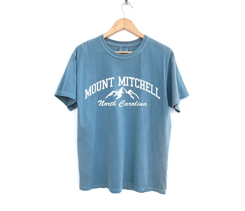 Mount Mitchell North Carolina Comfort Colors T-Shirt Mount Mitchell Shirt image 3