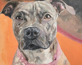 Handmålat husdjursporträtt (Ultimat anpassning)