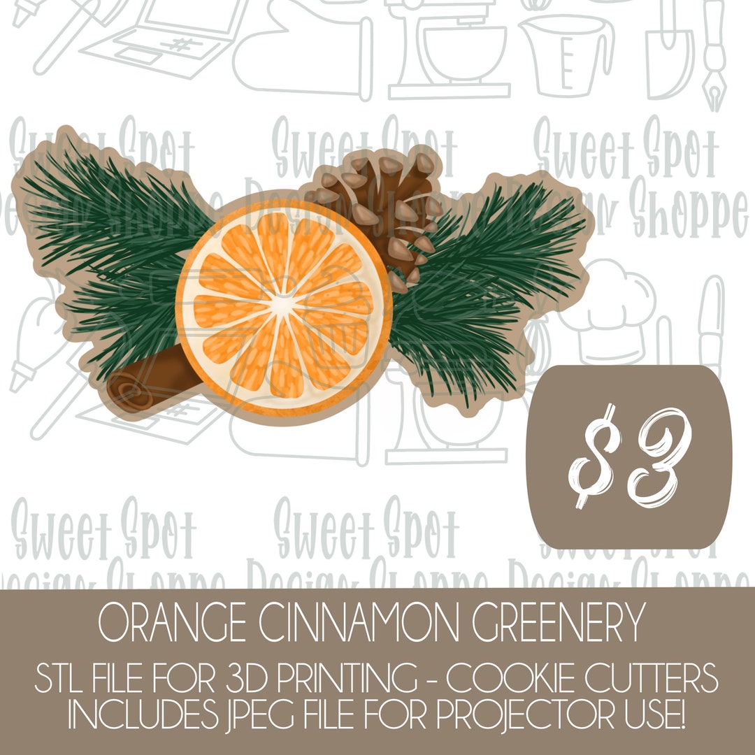 Christmas Greenery Cookie Cutter Stl File for 3D Printing - Etsy