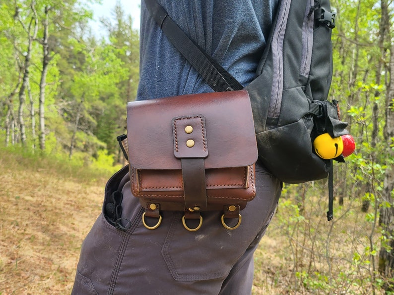 Forager's Waistpack DIY Belt Bag Leather Pattern With Etsy New Zealand