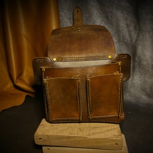 Forager's Waistpack DIY Belt Bag Leather Pattern with Tutorial Video image 3