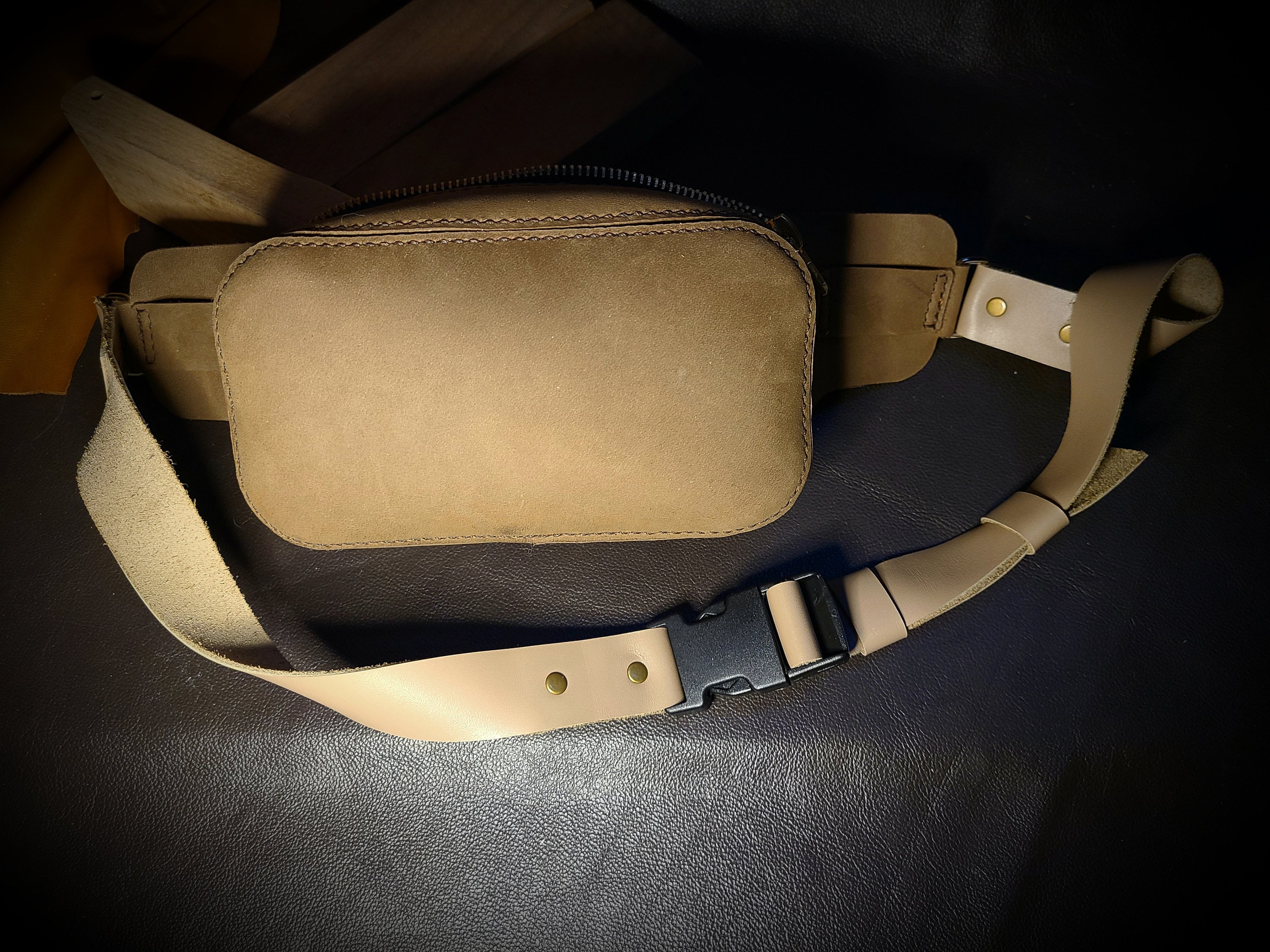 Utility Fanny Pack Leather Pattern With Video Tutorial Etsy