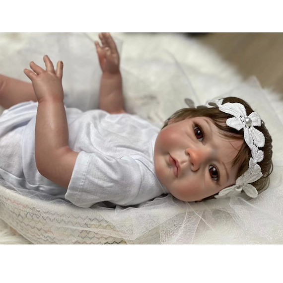 Reborn Realistic Newborn Baby Dolls, 18 inch Silicone Real Toddler Girl  Lifelike