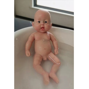 Reborn babypop 10 inch siliconen babypop mini reborn babypop realistische volledige siliconen lichaam pasgeboren meisje jongen pop met de hand gemaakt afbeelding 7