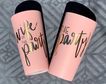 Custom Bridesmaid Cup, Custom Bachelorette Party Cup, Birthday Cup, Girls Night Cup, Personalized Cup, Bridesmaid Gift, Custom Drinkware