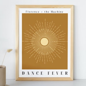Dance Fever Florence and the Machine Poster Digital Downlaod