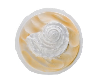 Biodegradable Urn for Human Ashes / Water Burial Urn / Urn for Cremation / Biodegradable Cremation Urn / Oceanside Shell White W-304