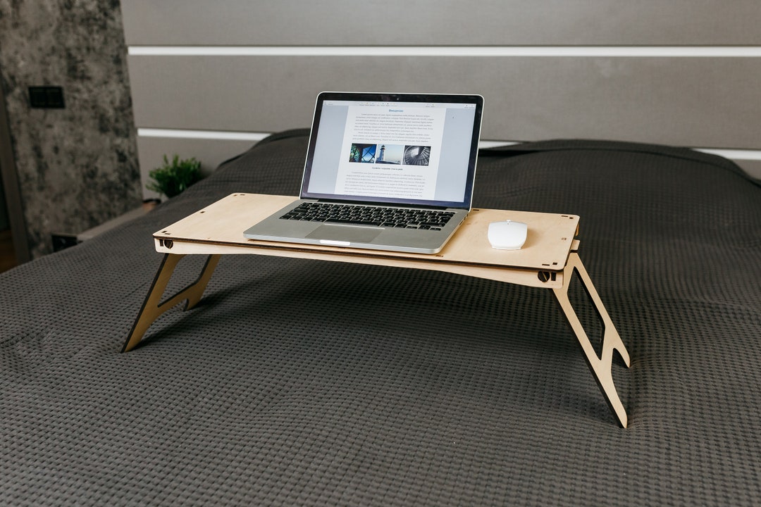 Lap Desk, Bed Tray, Wooden Portable Table, Work Station, Laptop Tray