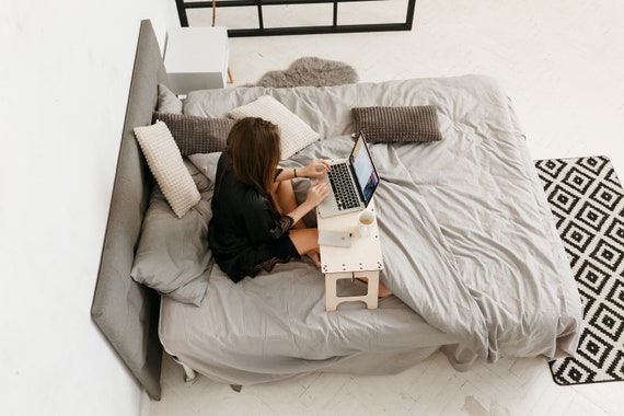 Lap Desk Bed Breakfast Table Folding Serving Tray Laptop Bed
