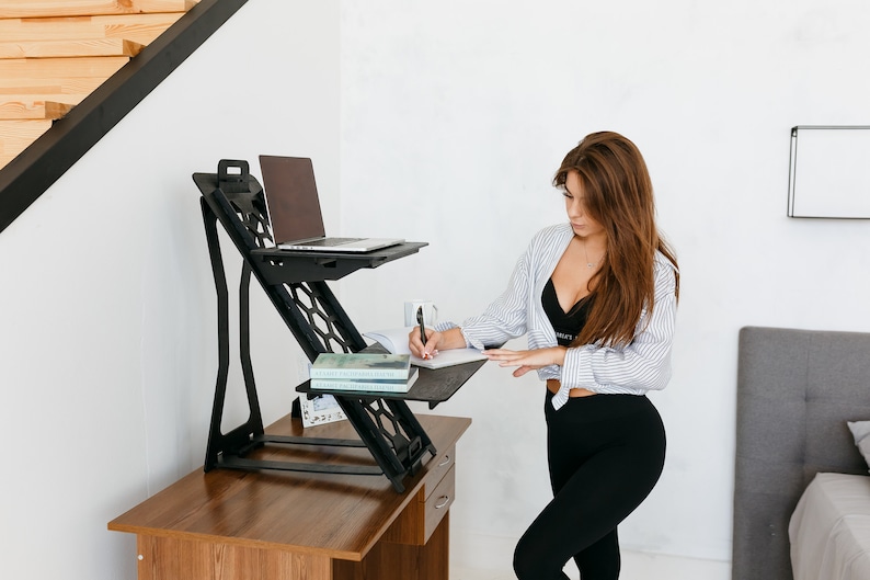 Adjustable Desk Stand Standing Desk Converter Scaffolding Etsy