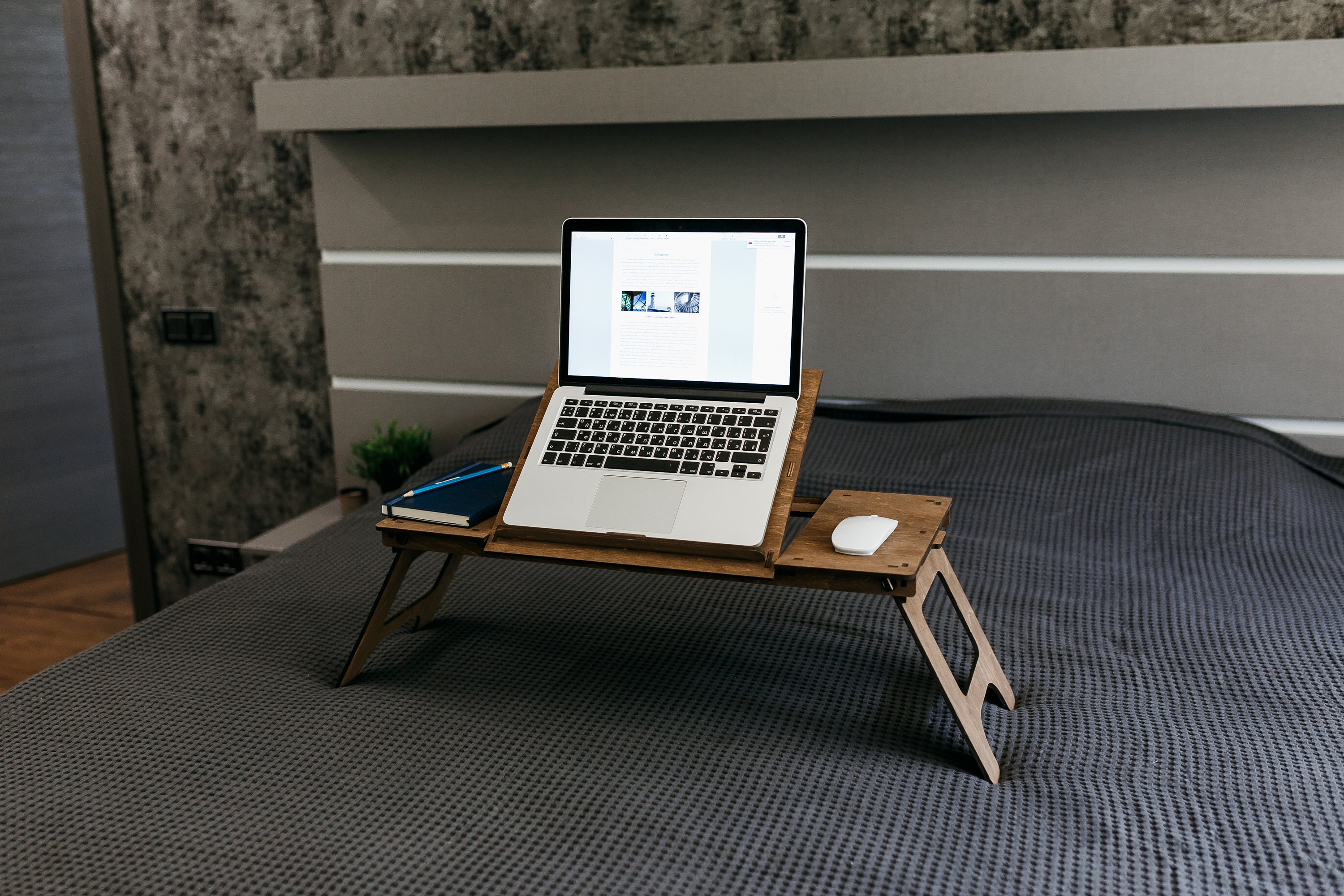 Auden Bamboo Writing Lap Desk & Laptop Tray