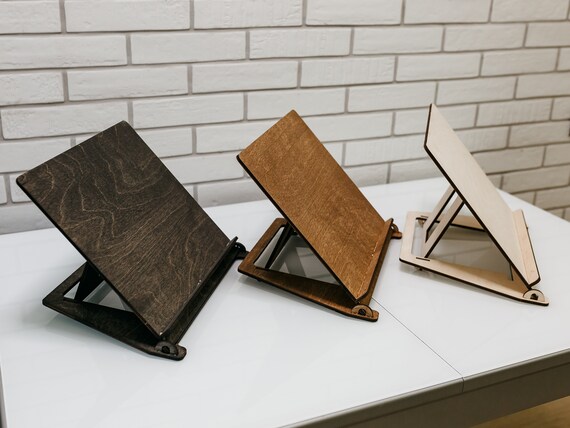 Soporte para Soporte para libros ajustable - Etsy