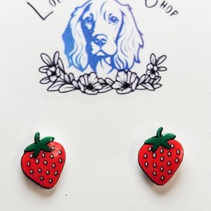 Strawberry Stud Earrings
