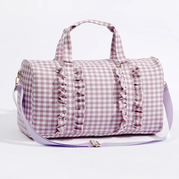 TWENTY FOUR 21 Checkered Bag Travel Duffel Bag Weekender