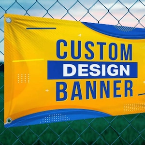 Custom Vinyl Banner: Personalized Party, Event, Business Sign