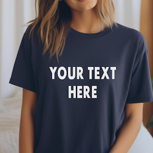 Custom Name T-Shirt: Personalized Unisex Cotton Tee