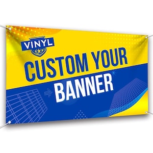 Personalized Event Banner: Custom Vinyl Sign for Parties, Weddings, Business