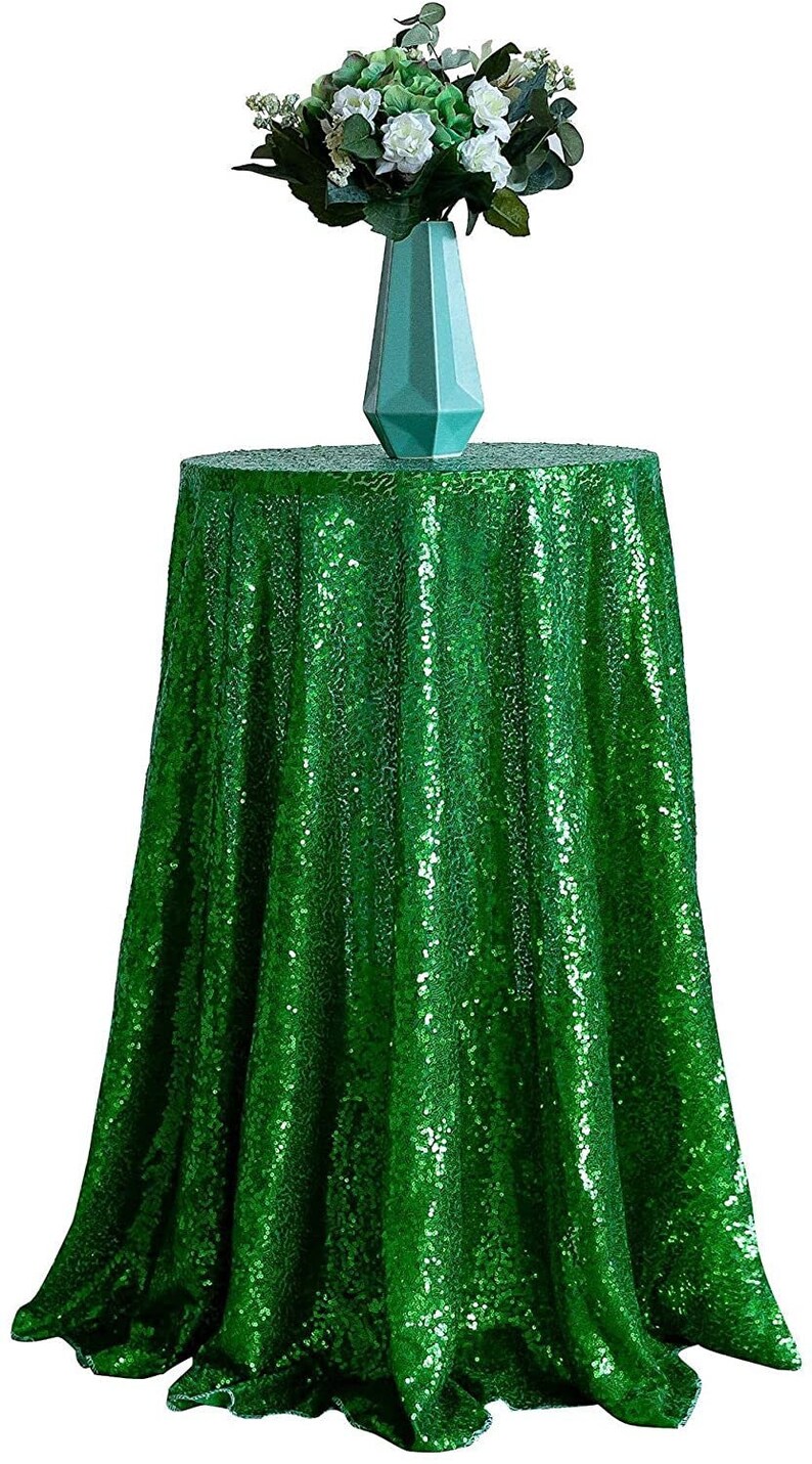 13239;39; Green Sequin Tablecloths Kansas City Mall