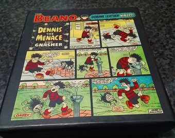 Beano 'Dennis The Menace And Gnasher' leather wallet