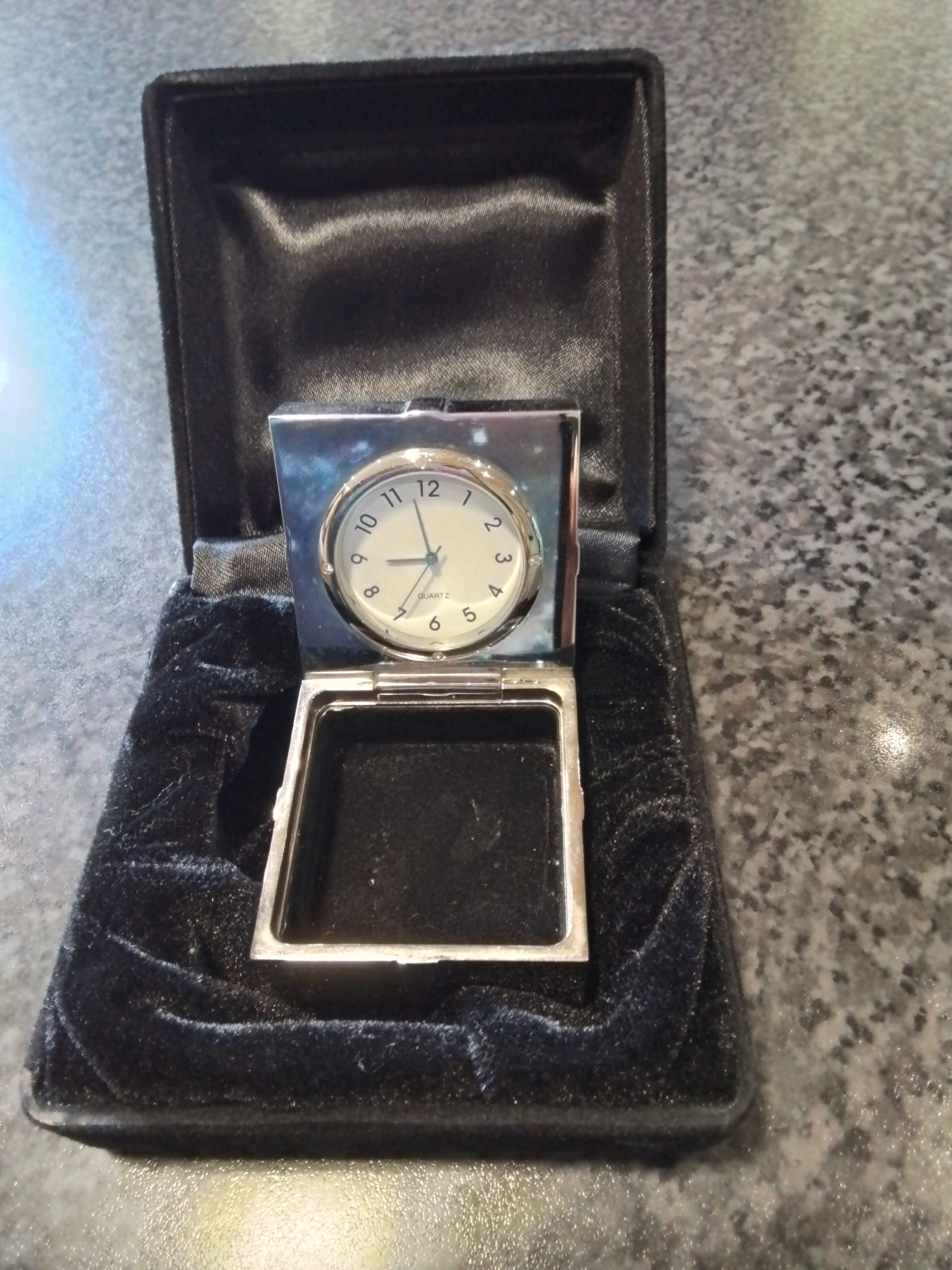 Quartz Clock Silver Minature Jewellery Gift Box - Etsy