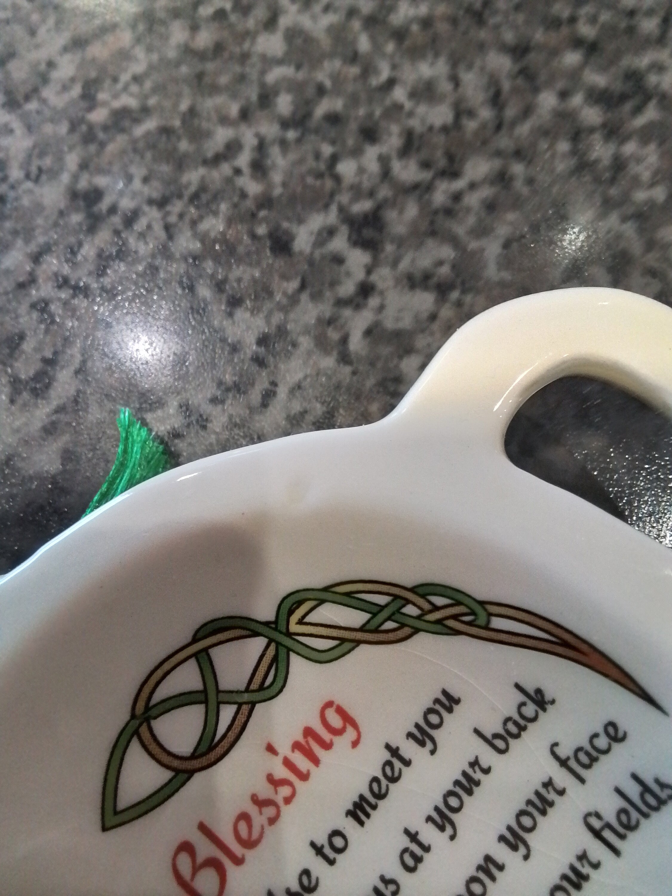 Vintage Liffey Artefacts Irish Blessing Tea Bag Holder Wall Plaque Etsy