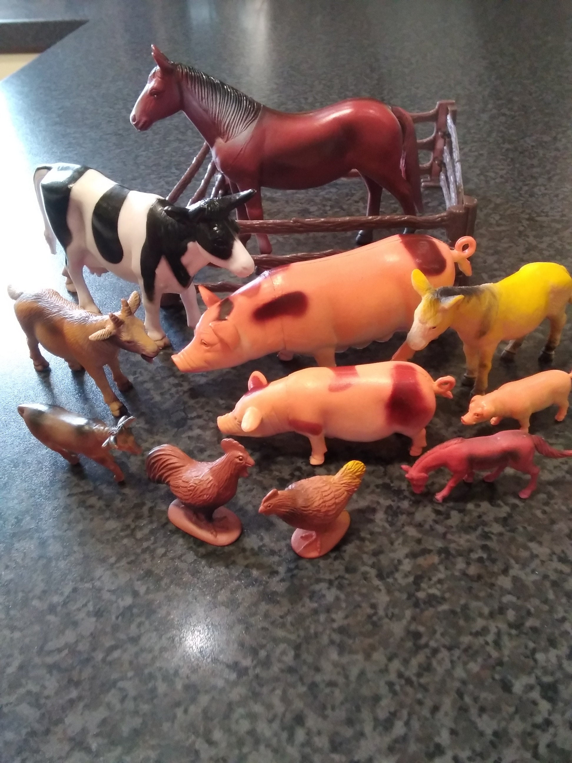 Vintage Plastic Toy Farm Animals and Fencing - Etsy Vintage Plastic Toy Farm Animals and Fencing - Etsy