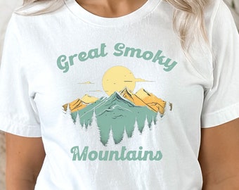 Great Smoky Mountains National Park Shirt, Travel Shirt, National Park T-Shirt, Mountain Shirt, Great Smoky Mountains Shirt, Hiking Gifts
