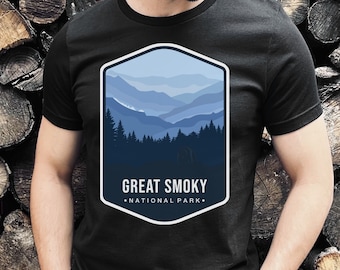 Great Smoky Mountains National Park Shirt, Travel Shirt, National Park T-Shirt, Mountain Shirt, Great Smoky Mountains Shirt, Hiking Gifts