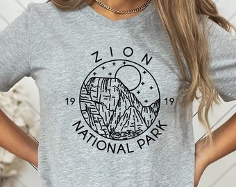 Zion National Park, Zion Shirt, Travel Shirt, National Park T-Shirt, Mountain Shirt, Zion T-Shirt, National Park Gifts, Adventure Shirt